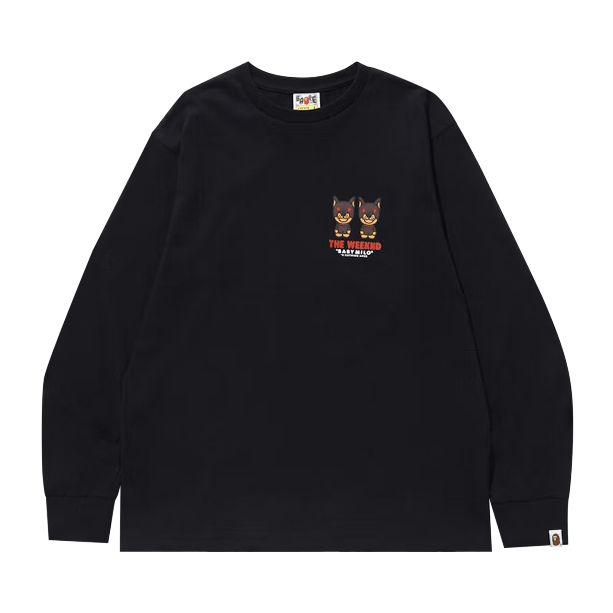 BAPE x XO The Weeknd Long-Sleeve Tee 'Black'