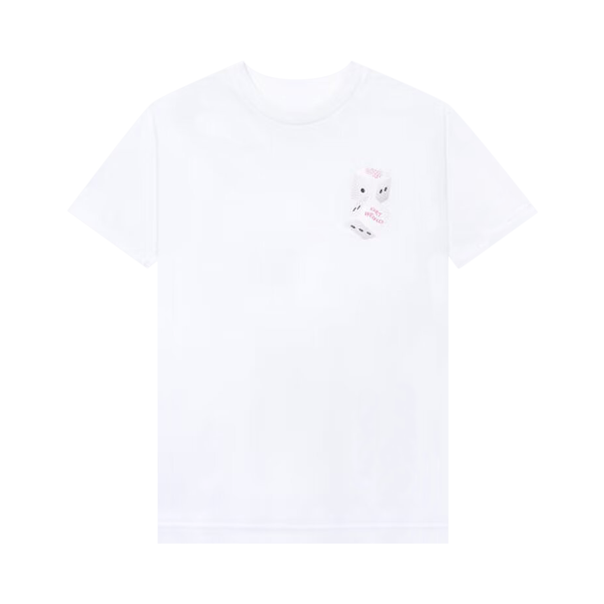 Pre-owned Anti Social Social Club Best Of Luck T-shirt 'white'