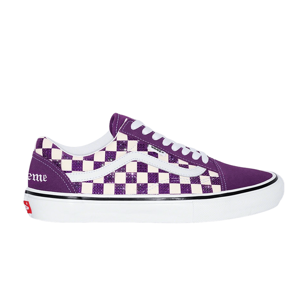 Supreme x Swarovski x Vans Skate Old Skool 'Purple'