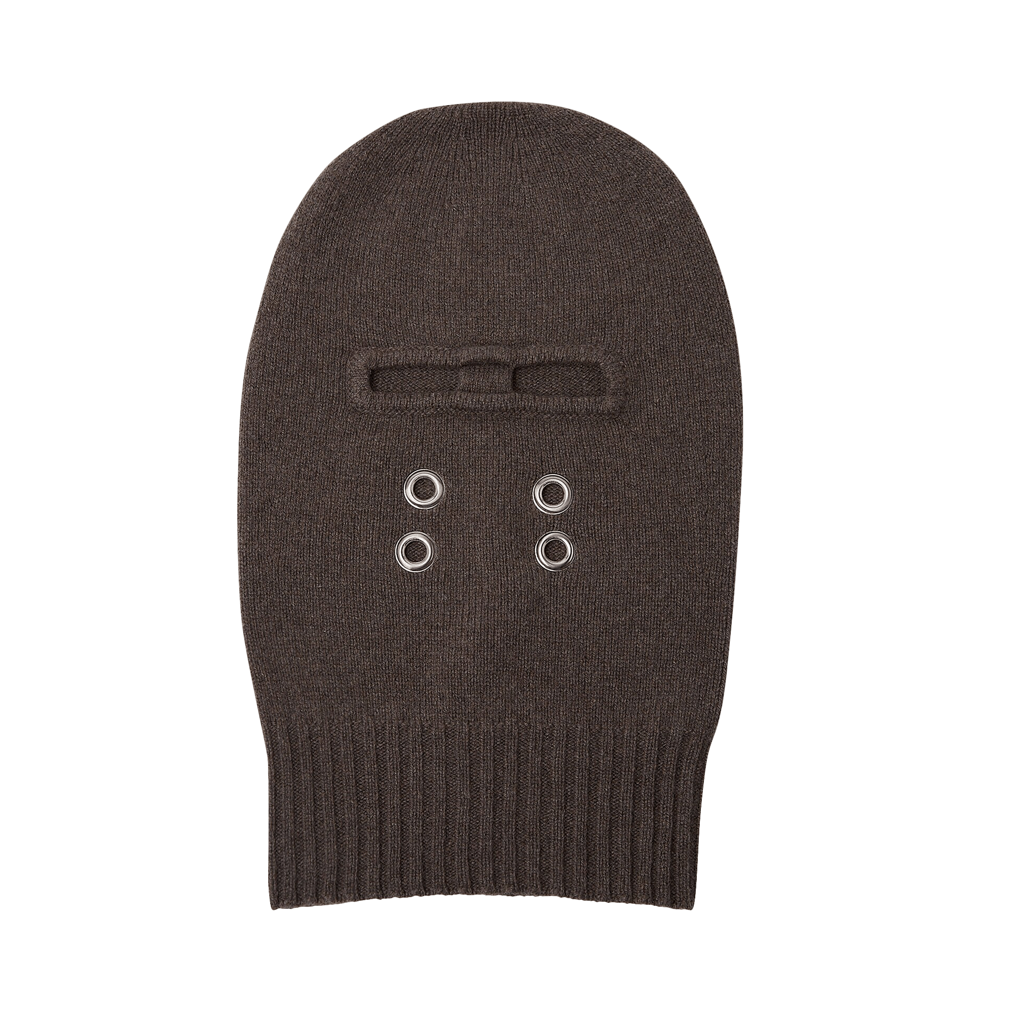 Rick Owens Strobe Runway Gimp Balaclava In Black