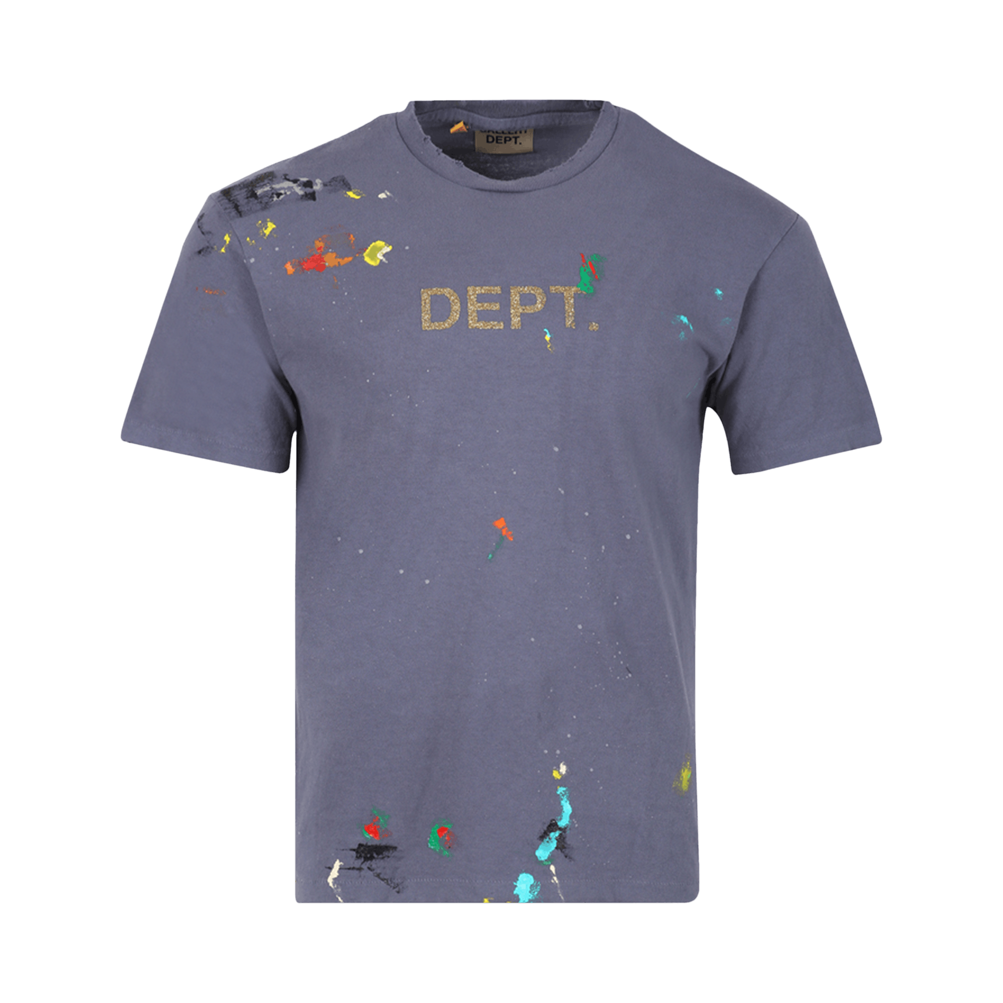 Gallery Dept. Dept. Logo Handpainted Tee 'Navy'