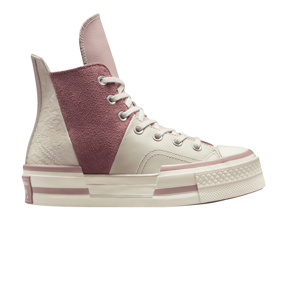Pre-owned Converse Chuck 70 Plus High 'asymmetric - Stone Mauve' In Pink