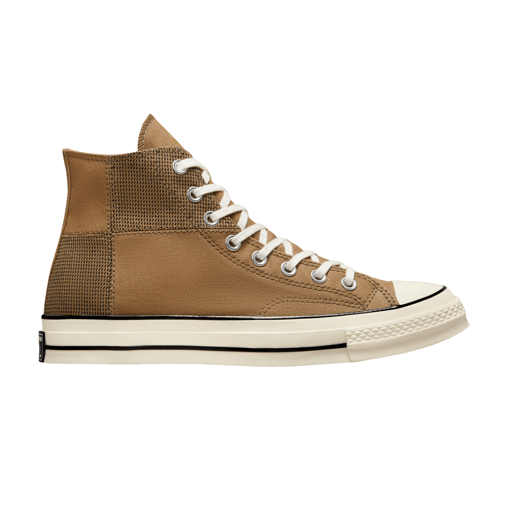 Pre-owned Converse Chuck 70 High 'houndstooth Patchwork' In Brown