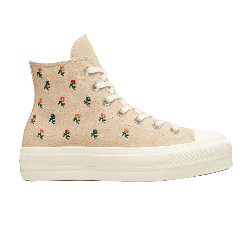 Converse Wmns Chuck Taylor All Star Lift Platform High 'Embroidered Roses'