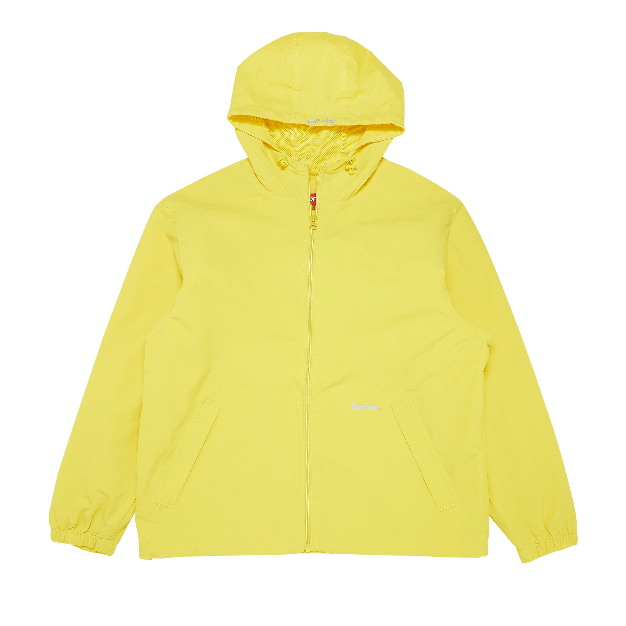 Supreme Reflective Zip Hooded Jacket 'Yellow'