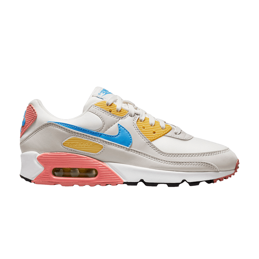 Pre-owned Nike Wmns Air Max 90 'spring Colors' In White
