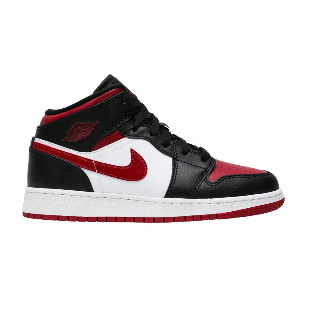 Pre-owned Air Jordan 1 Mid Gs 'noble Red'