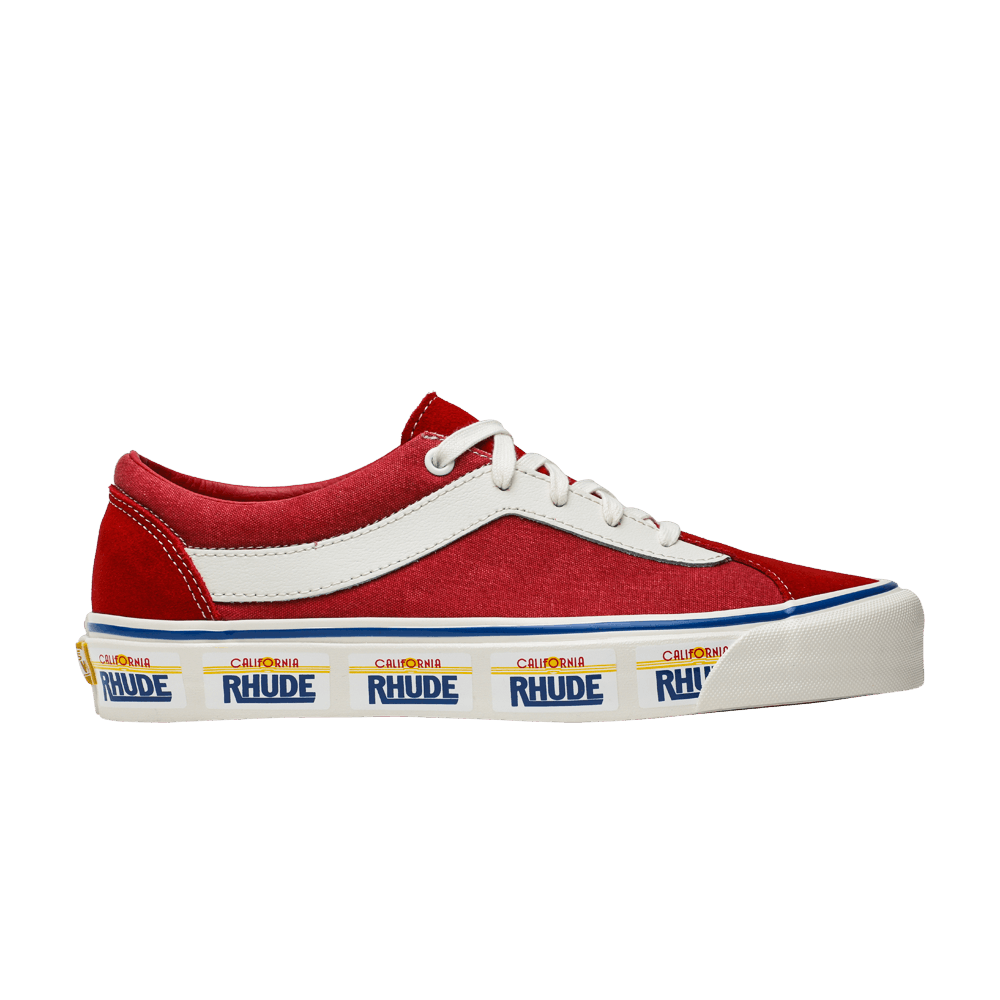 Rhude x Vans Bold Ni 'California Plate - Red'