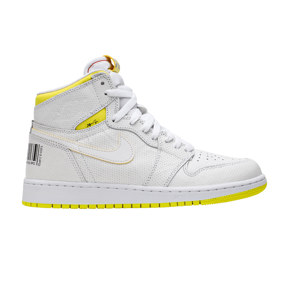 Pre-owned Air Jordan 1 Retro High Og Gs 'first Class Flight' In White