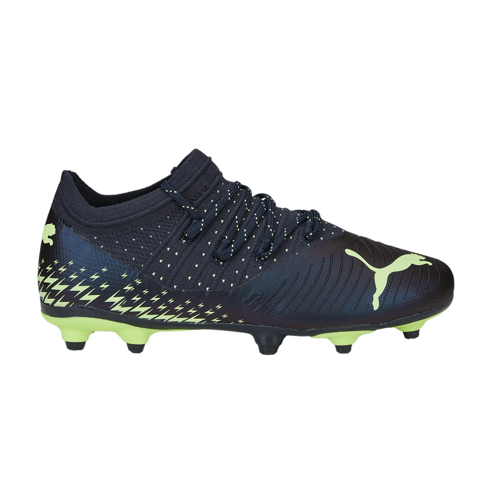 Pre-owned Puma Future 2.4 Fg Ag Jr 'fastest Pack' In Blue