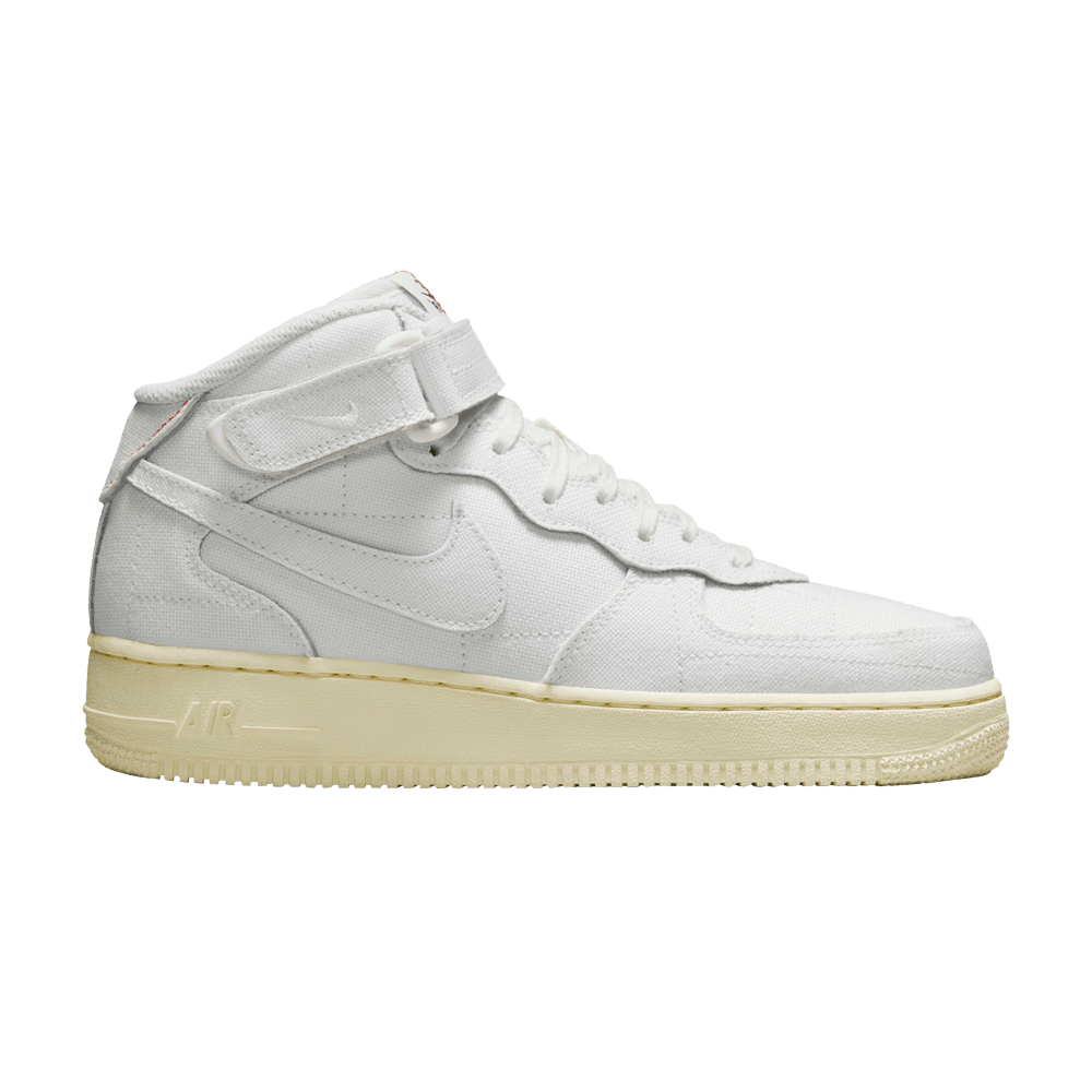 Pre-owned Nike Wmns Air Force 1 '07 Mid 'white Canvas'