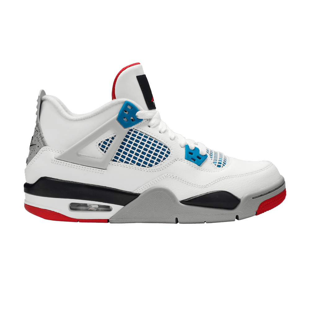 Pre-owned Air Jordan 4 Retro Se Gs 'what The 4' In White