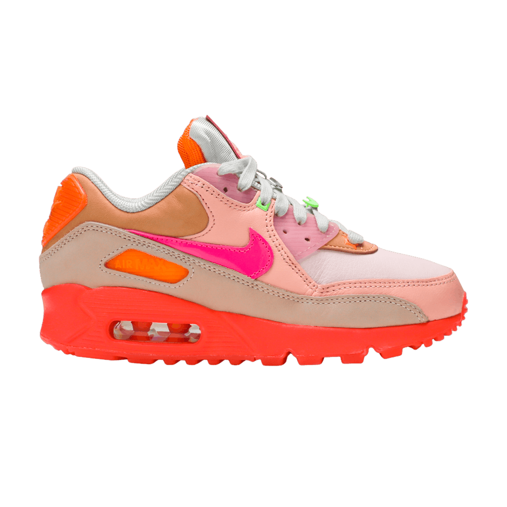 Nike Wmns Air Max 90 'Platinum Crimson'