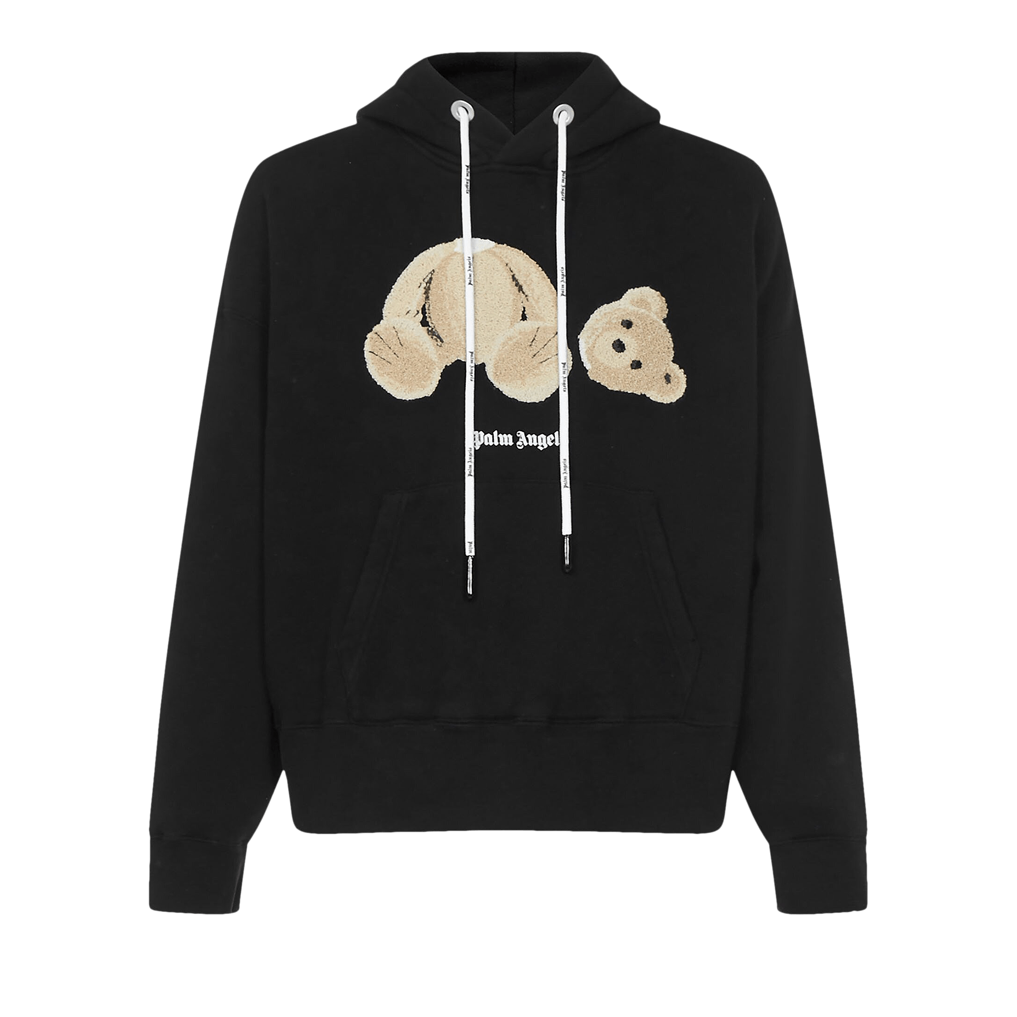 Palm Angels Bear Hoodie 'Black/Brown'
