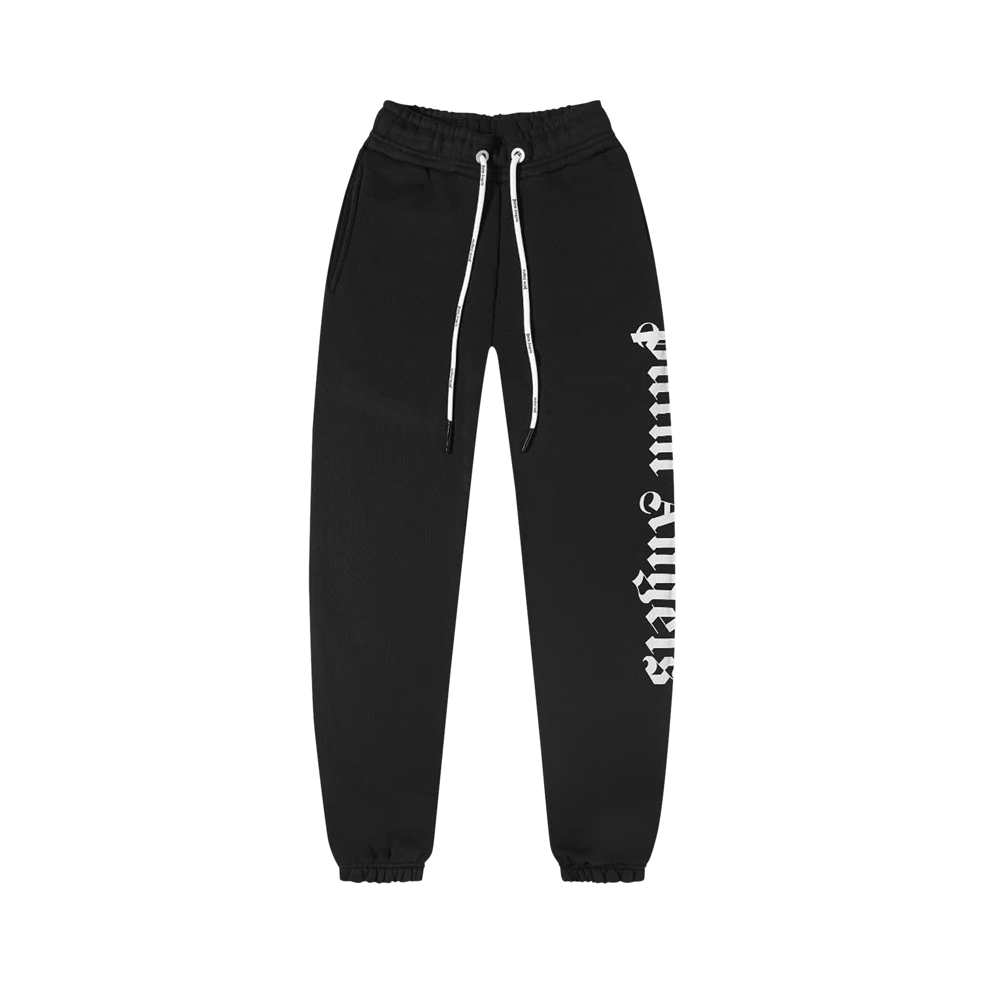 Palm Angels Side Logo Sweatpants 'Black/White'