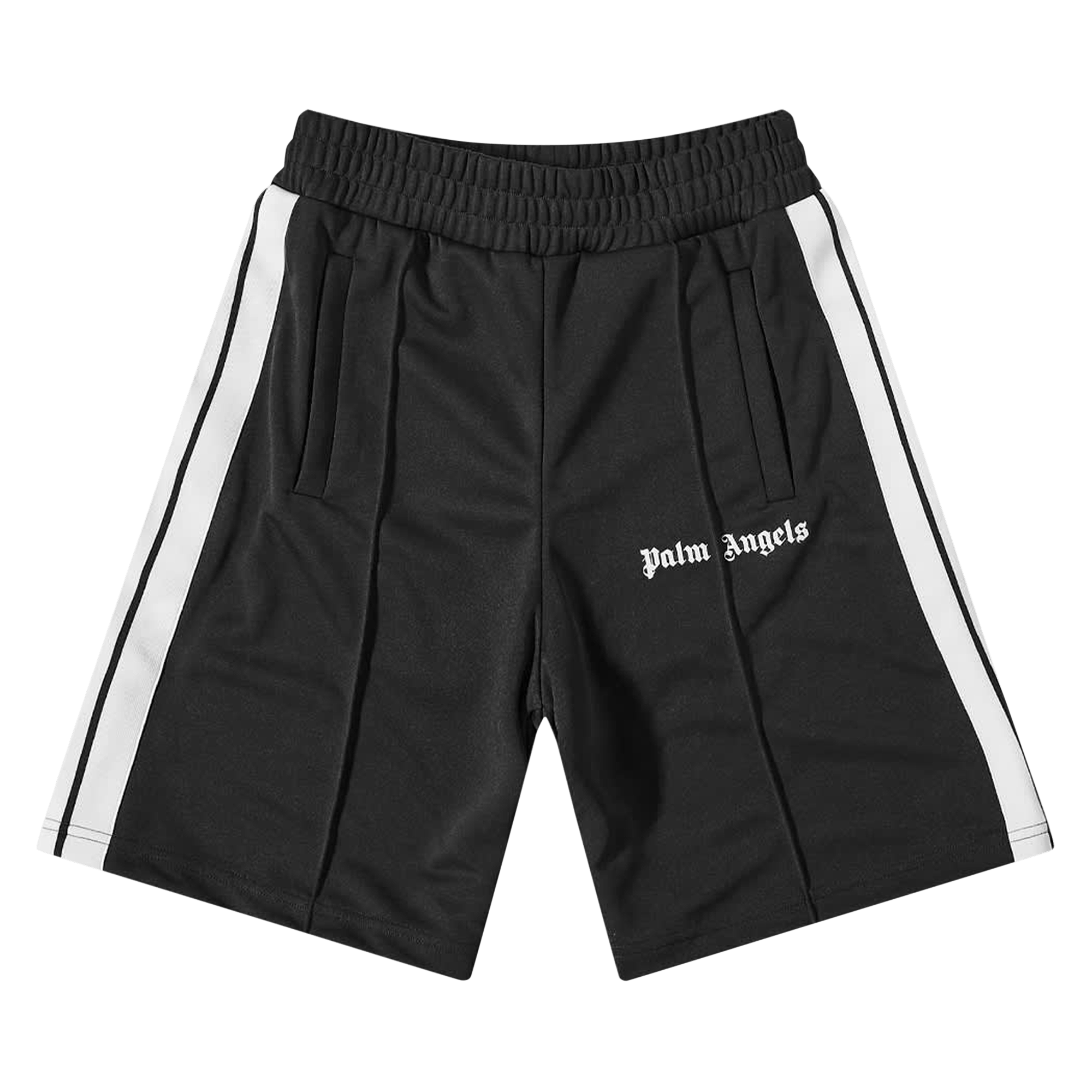 Palm Angels Classic Track Shorts 'Black/White'
