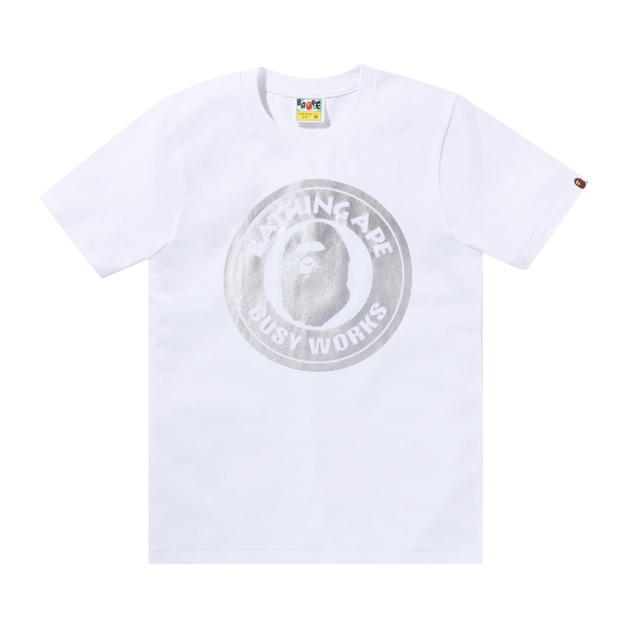 BAPE Hologram Busy Works Tee 'White'