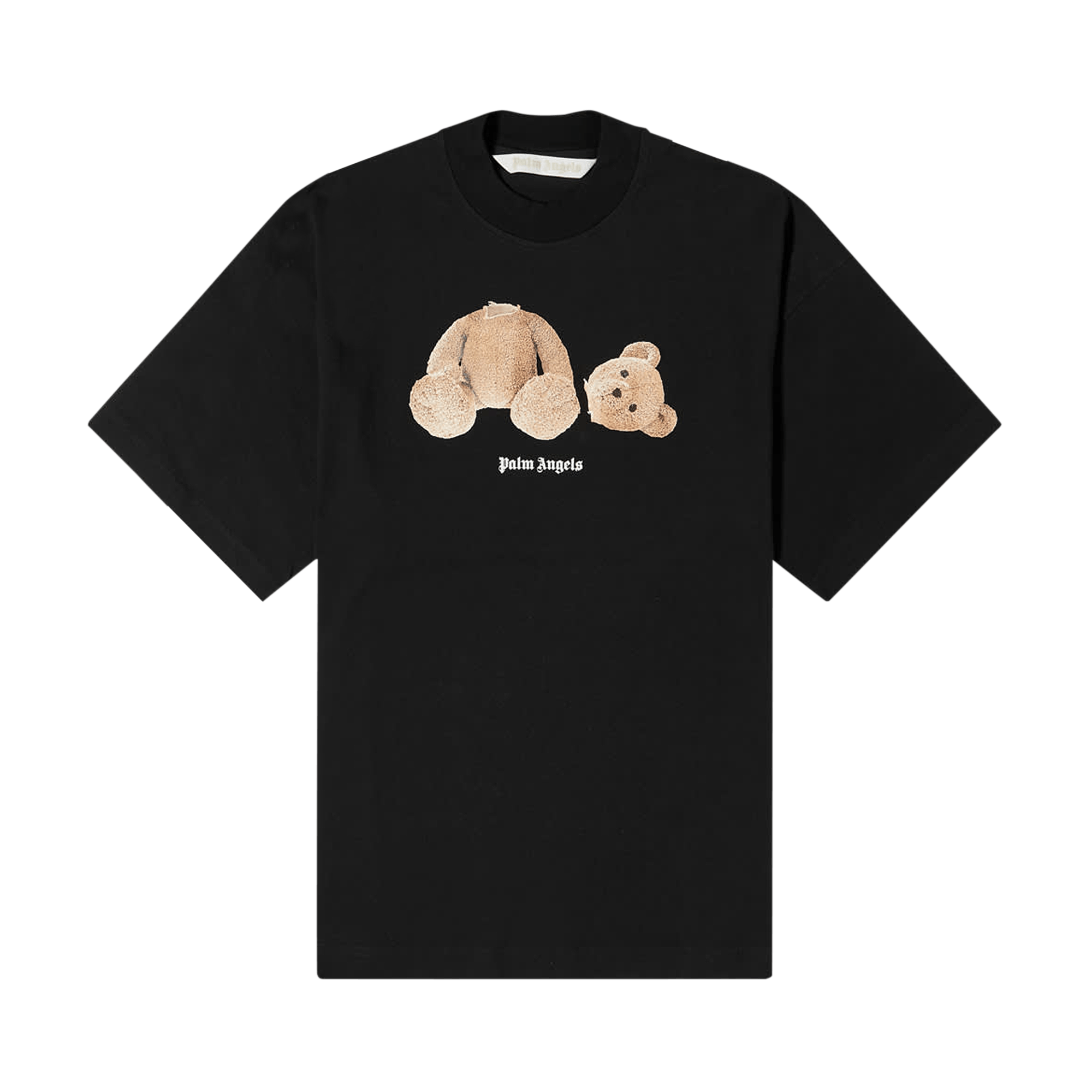 Palm Angels Bear Printed Loose T-Shirt 'Black/Brown'