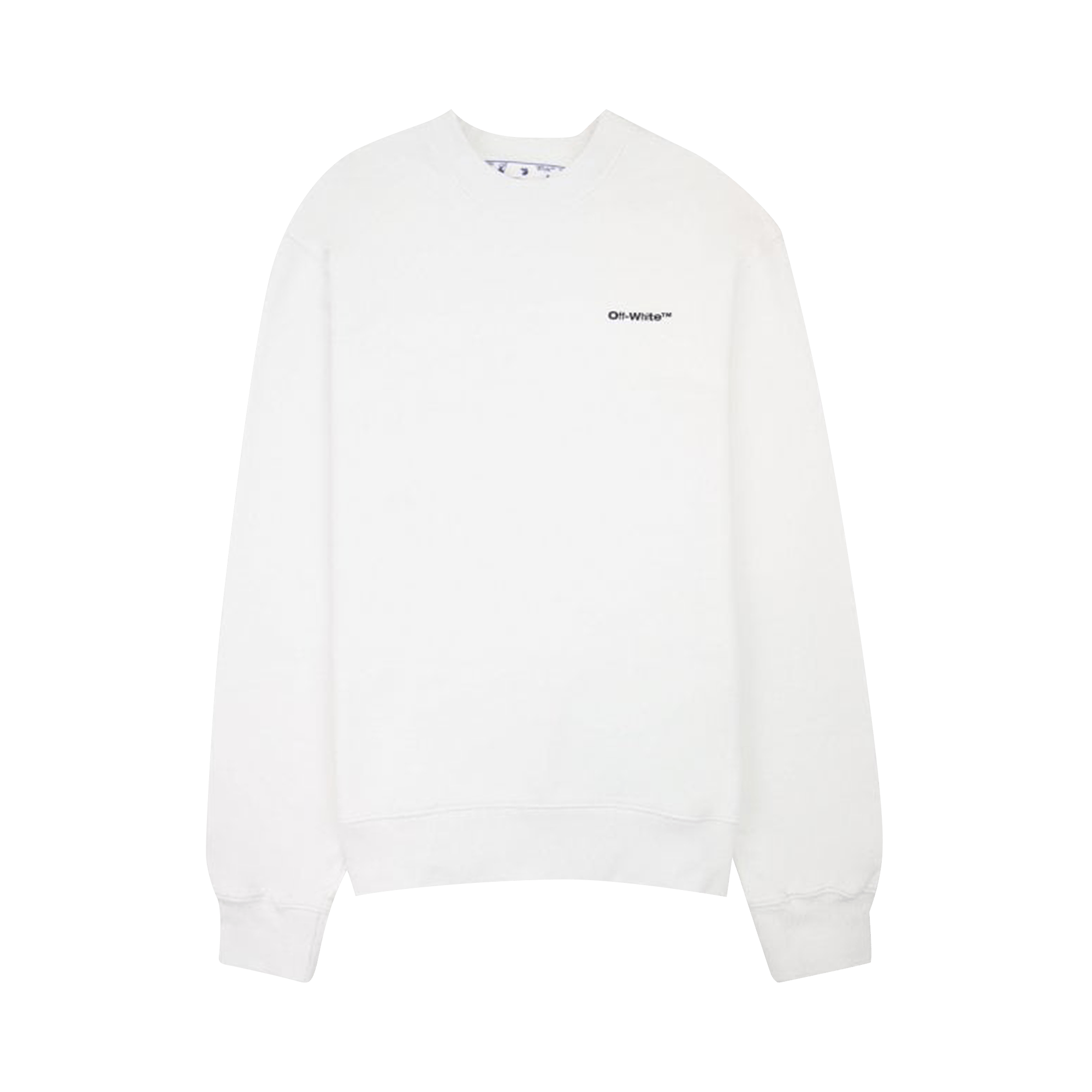 Off-White Wave Diag Sweatshirt 'White'