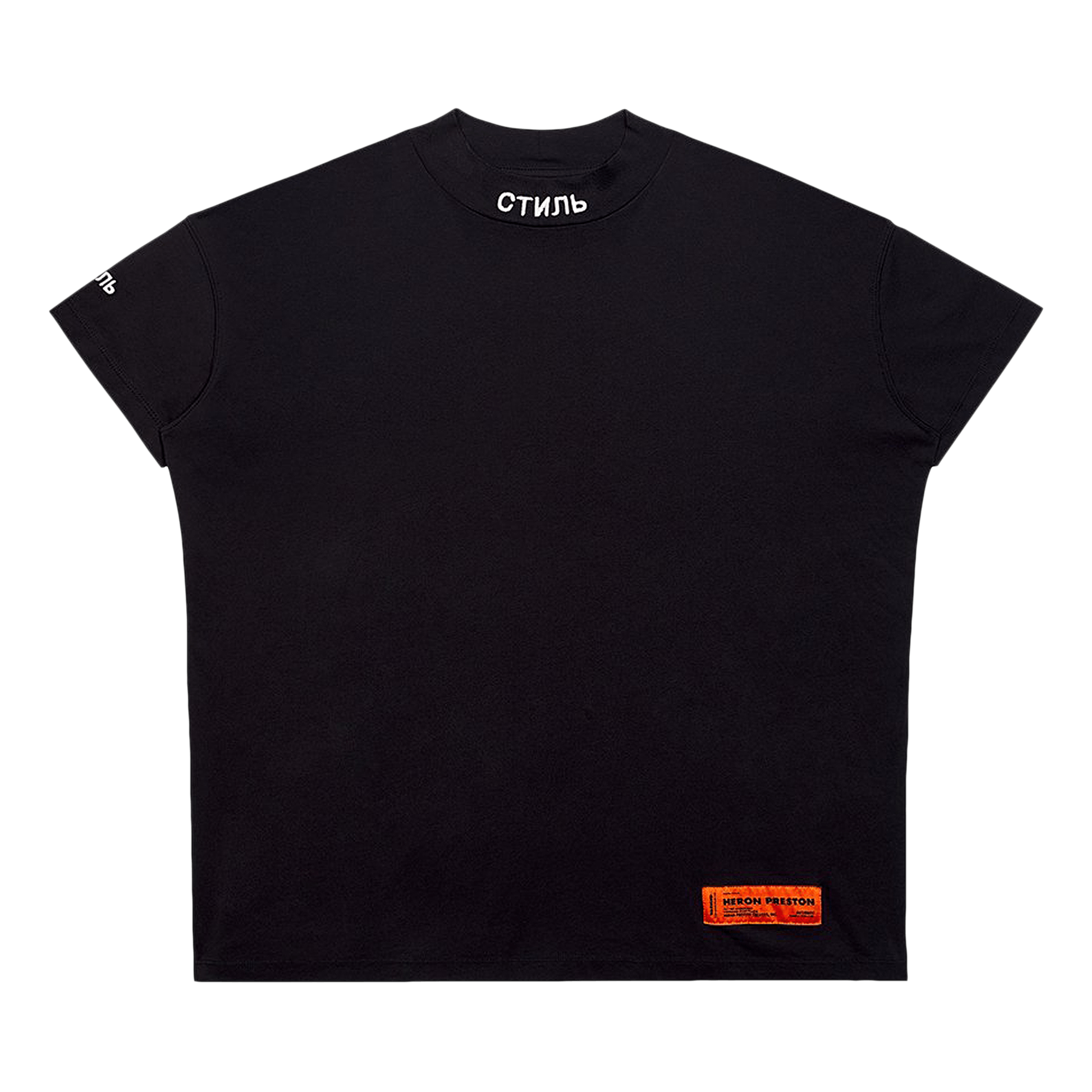 Heron Preston T-Shirt Short-Sleeve Mock Ctnmb 'Black'