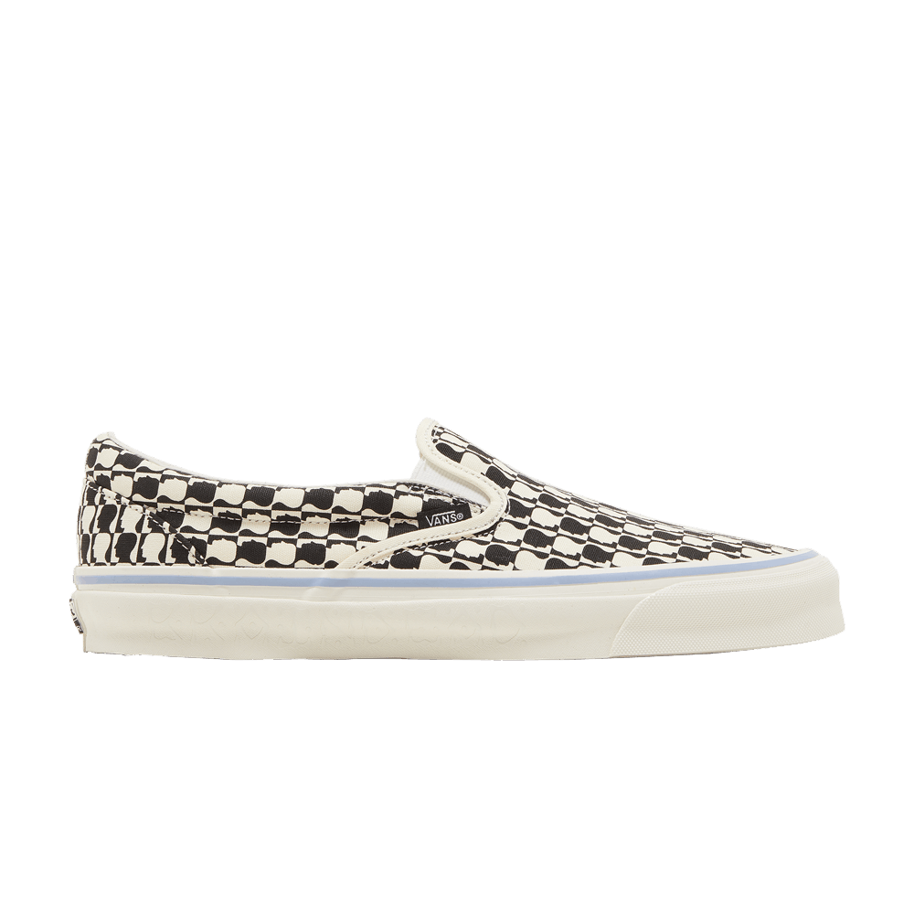 Brain Dead x Vans OG Classic Slip-On LX 'Black White Checkerboard'