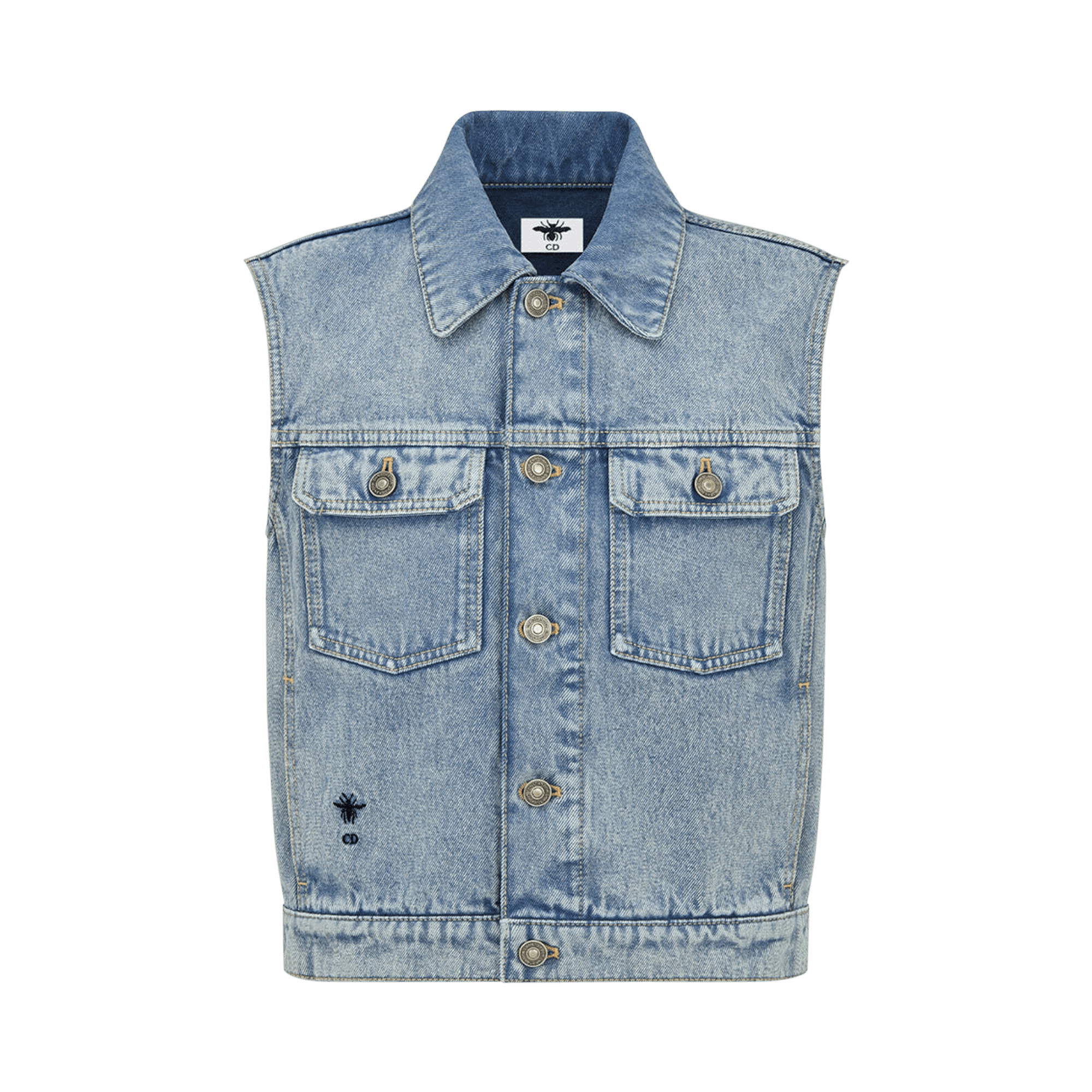 Dior Sleeveless Jacket 'Blue'