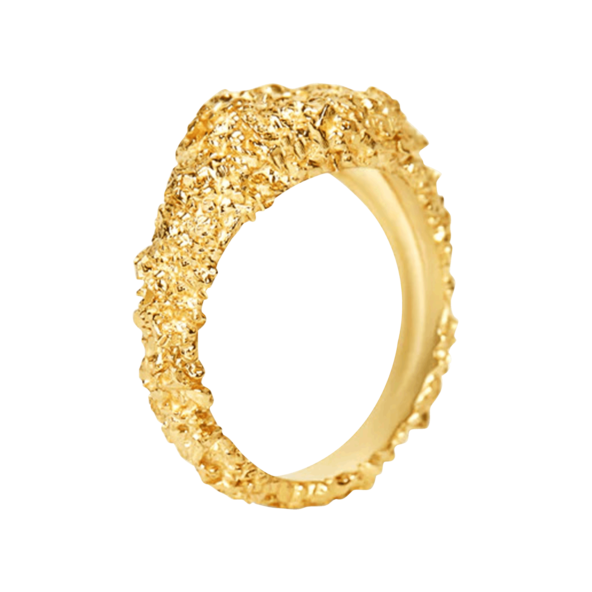 Pre-owned Veneda Carter Vc001 Signet Ring 'gold Vermeil'