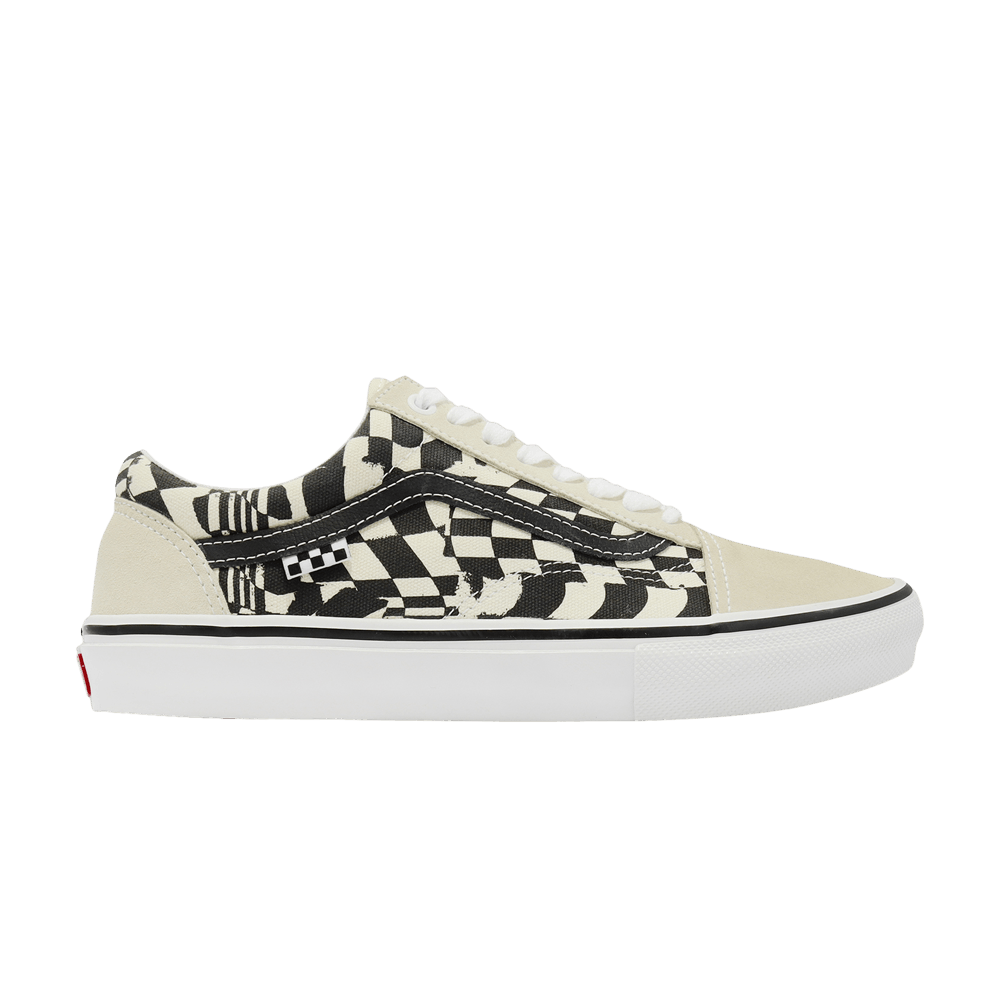 Vans Skate Old Skool 'Checkerwarp - Black White'
