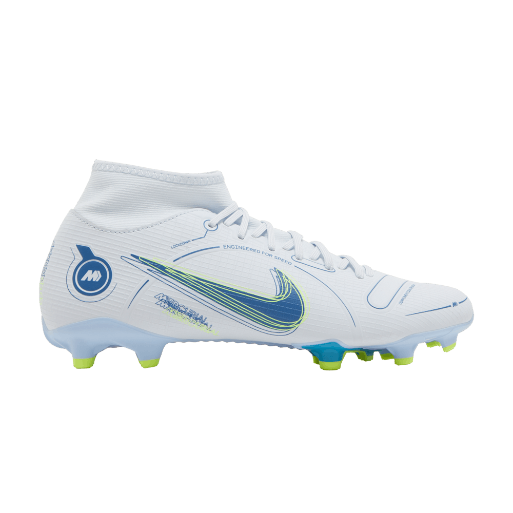 Mercurial Superfly 8 Academy MG 'Grey Light Marine'