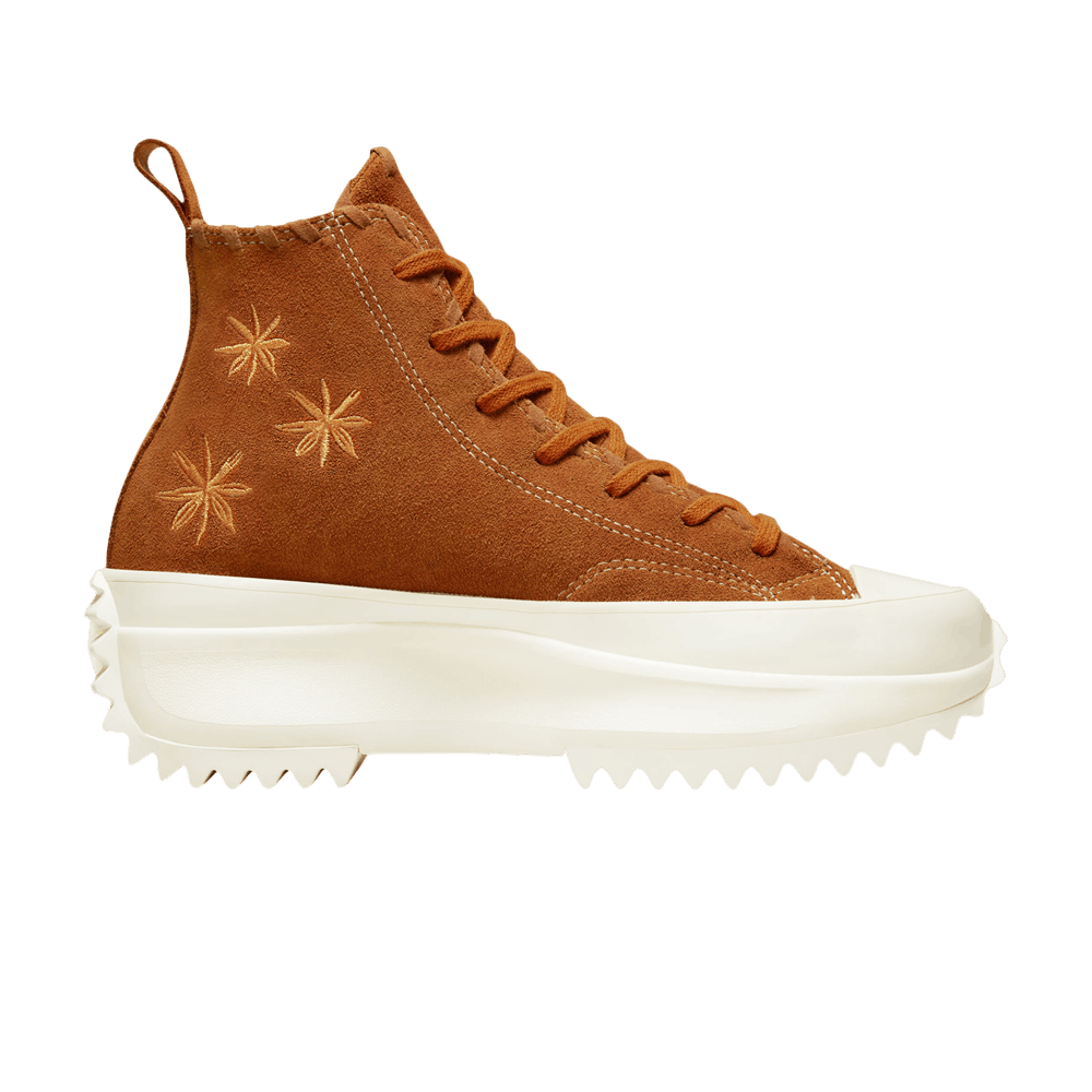 Converse Run Star Hike Platform High 'Embroidered Floral - Amber'