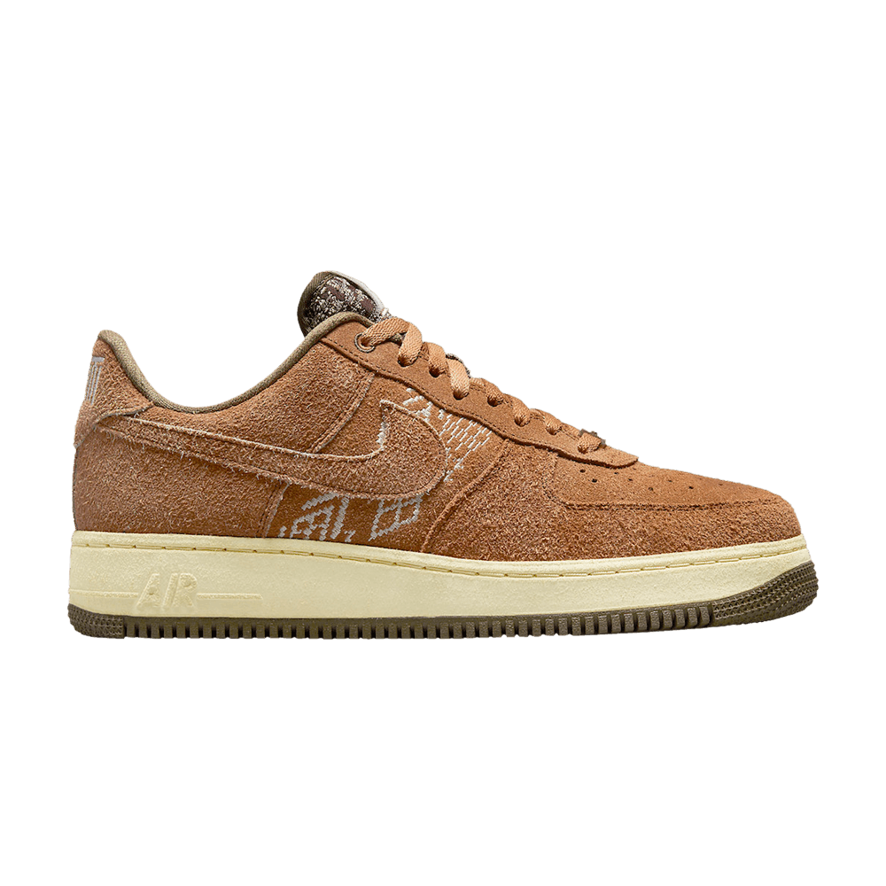 Pre-owned Nike Air Force 1 Low 'nai-ke - The One Line' In Brown