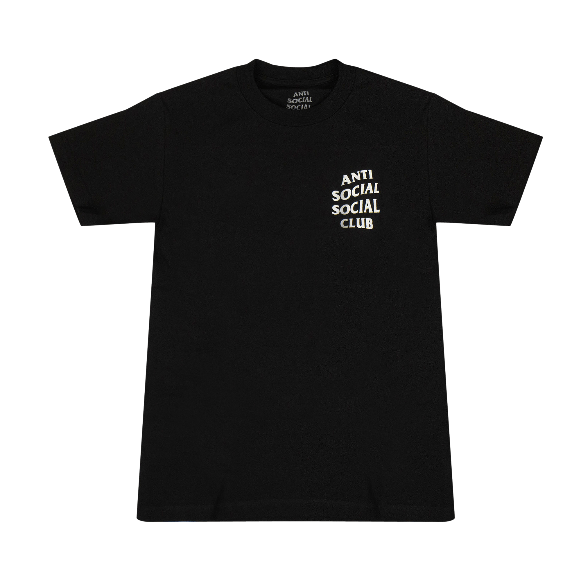 Buy Anti Social Social Club Yellow Banded Tee 'Black' - 0657
