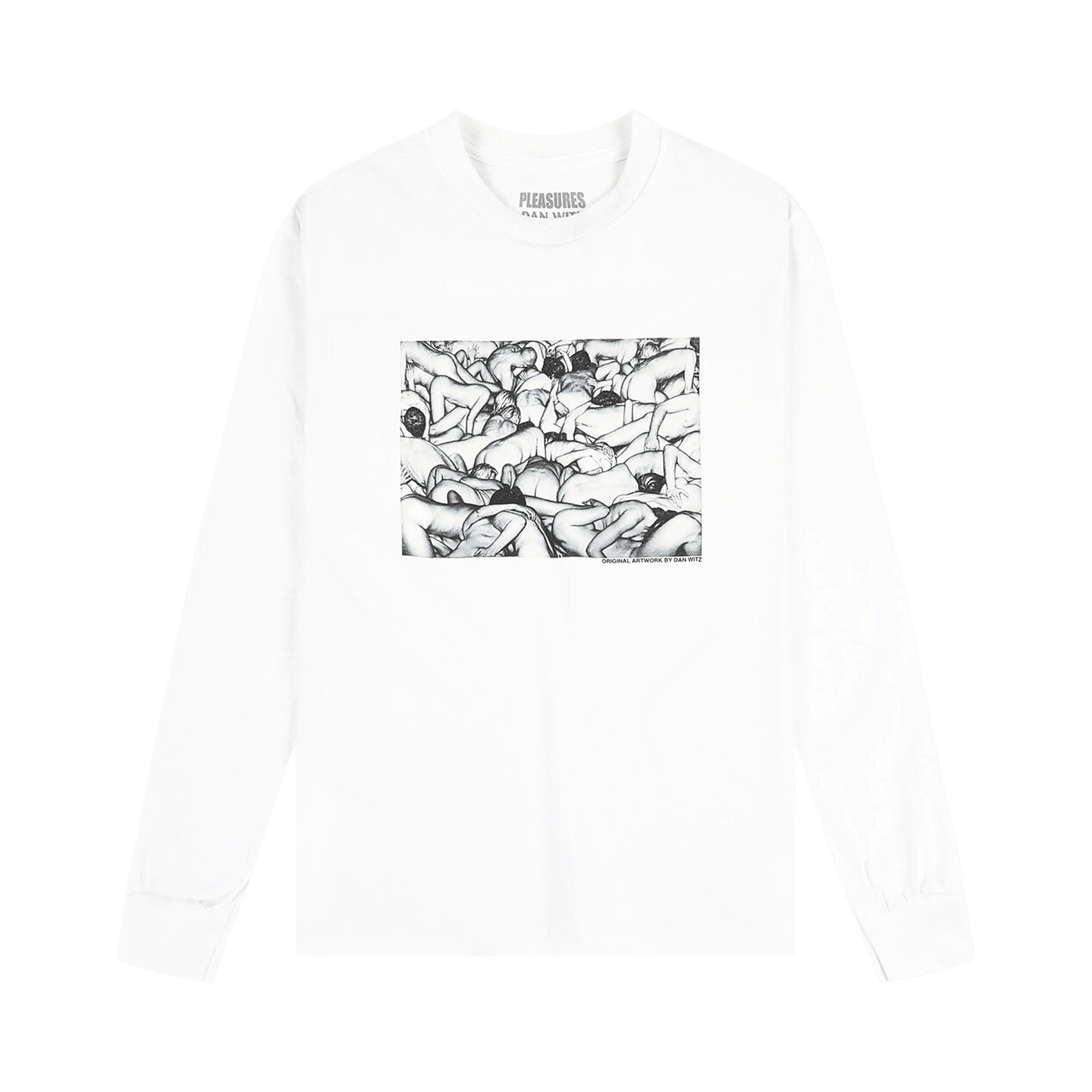 Pleasures Orgy Long-Sleeve T-Shirt 'White'