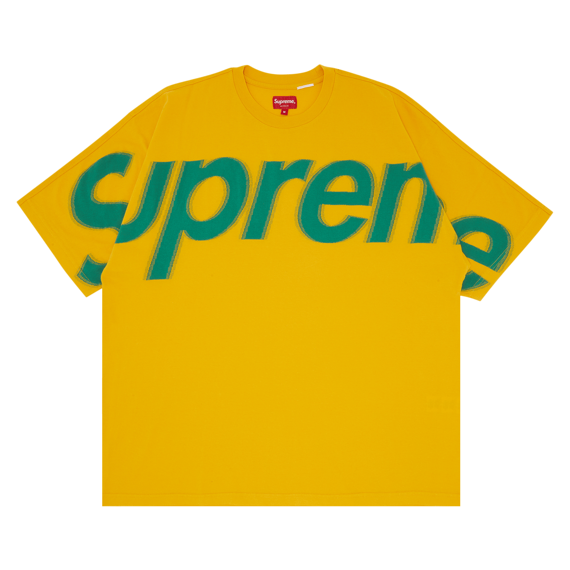 Supreme Intarsia Short-Sleeve Top 'Dark Yellow'