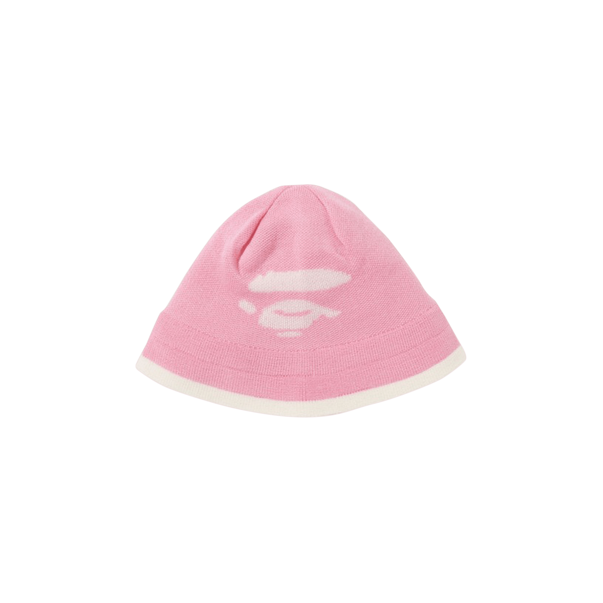 BAPE Ape Face Knit Hat 'Pink'