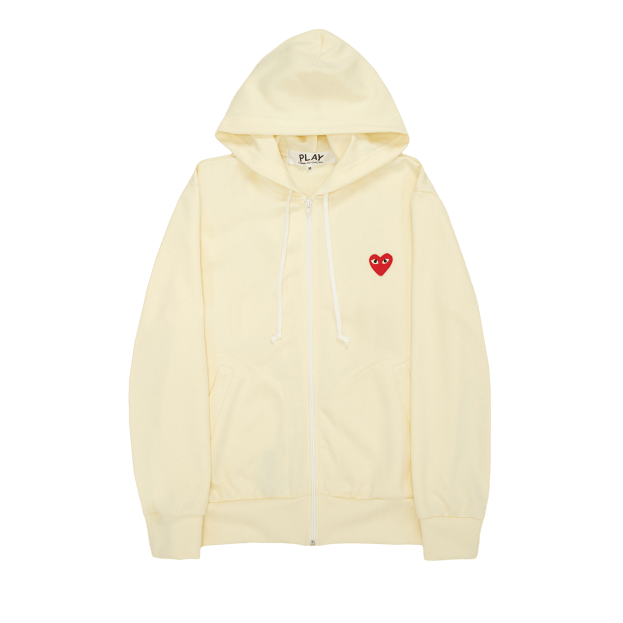 Comme des Garçons PLAY Play Zip Hoodie 'Ivory'