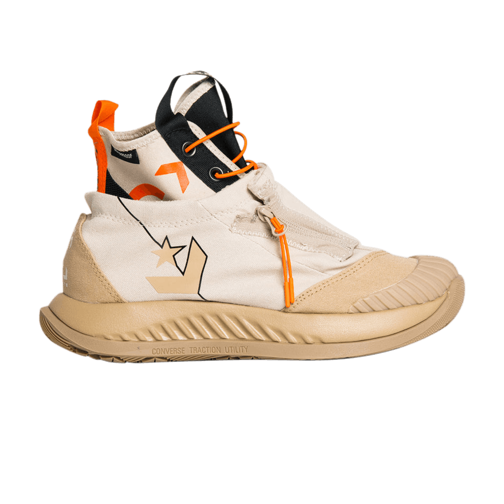 Click to view more detailed imagery on our partner's website Pre-owned Converse Chuck Taylor All Star Utility Explore Counter Climate High 'taupe' In Cream