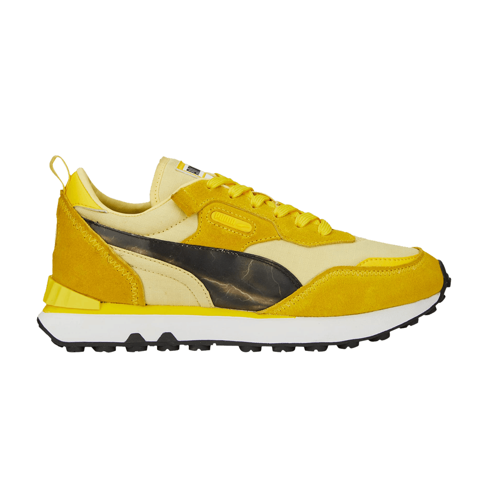Pre-owned Puma Pokémon X Rider Fv Jr 'pikachu' In Yellow