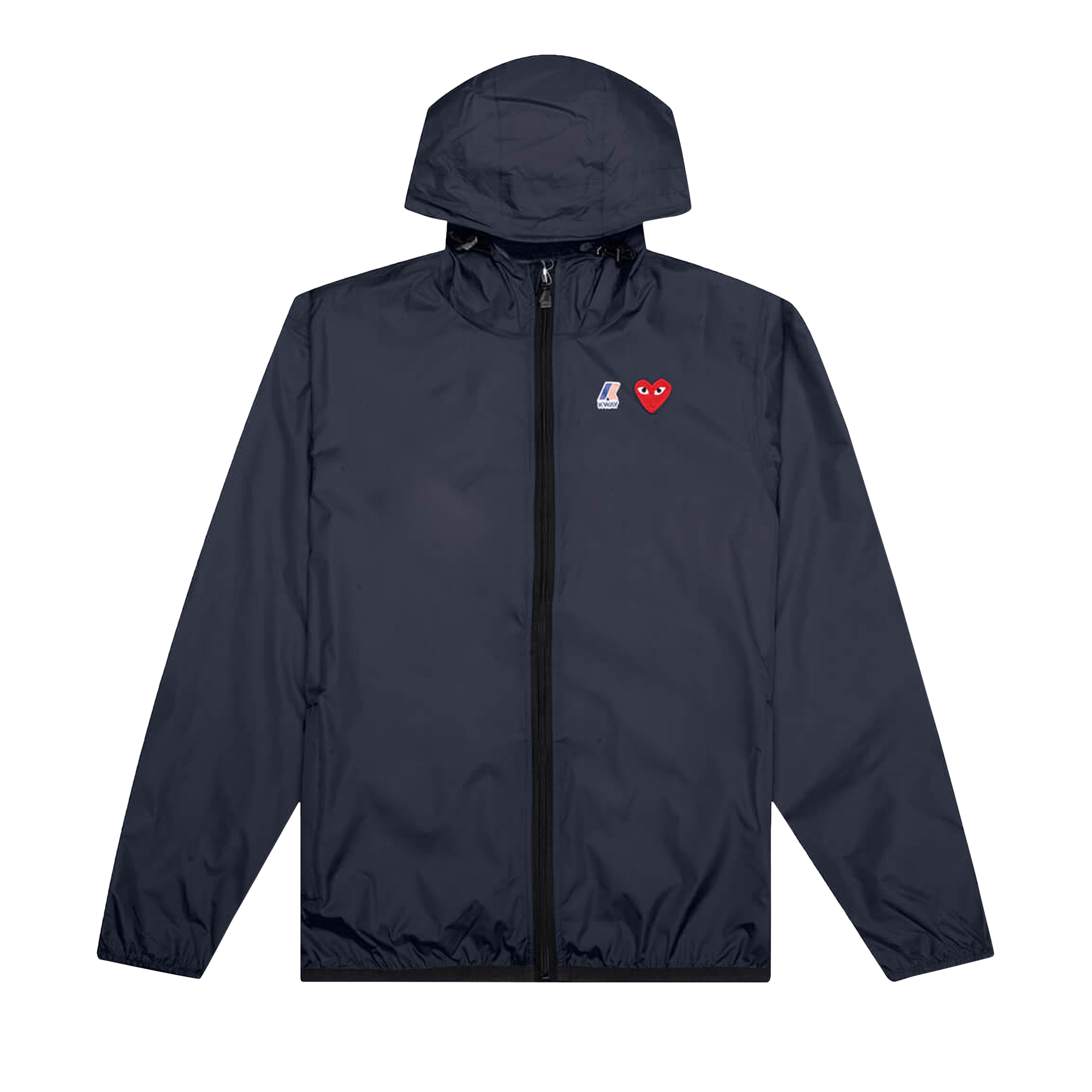 Comme des Garçons PLAY x K Way Full Zip Jacket 'Navy'