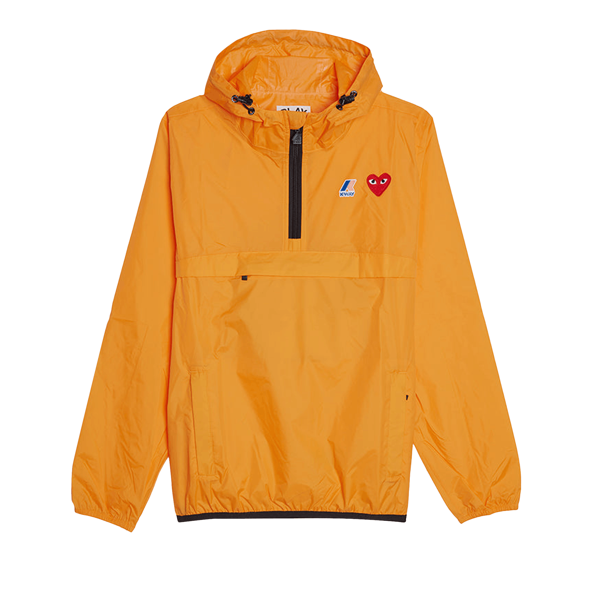 Comme des Garçons PLAY x K Way Half Zip Jacket 'Orange'