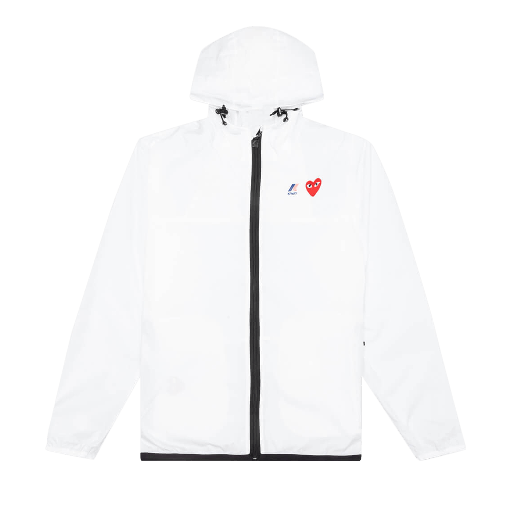 Comme des Garçons PLAY x K Way Full Zip Jacket 'White'