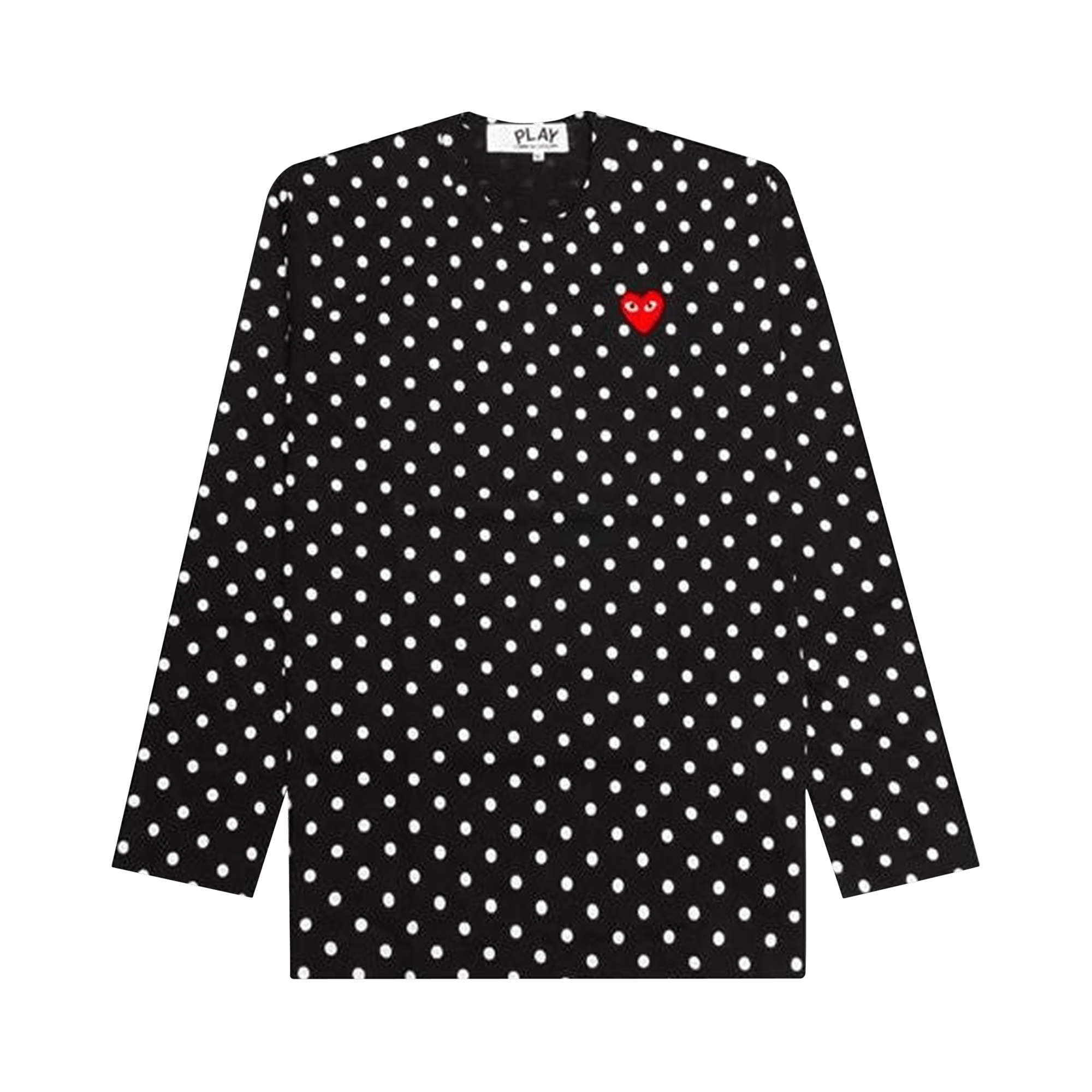 Comme des Garçons PLAY Polka Dot Long-Sleeve T-Shirt 'Black'