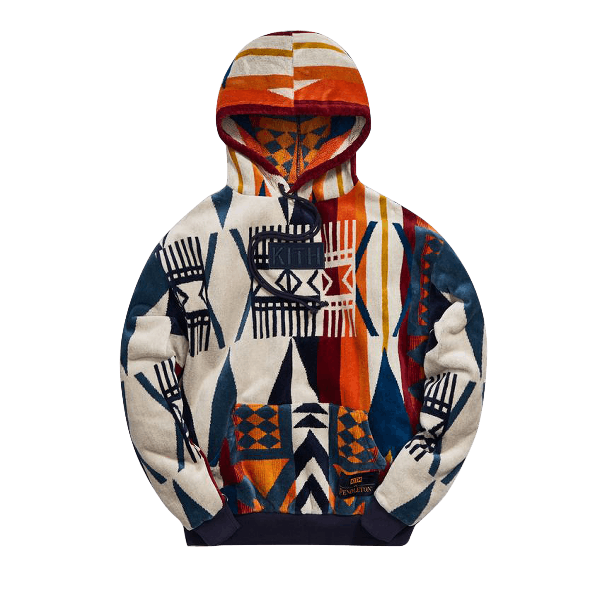 Kith x Pendleton Terry Williams Hoodie 'Ivory/Multicolor'