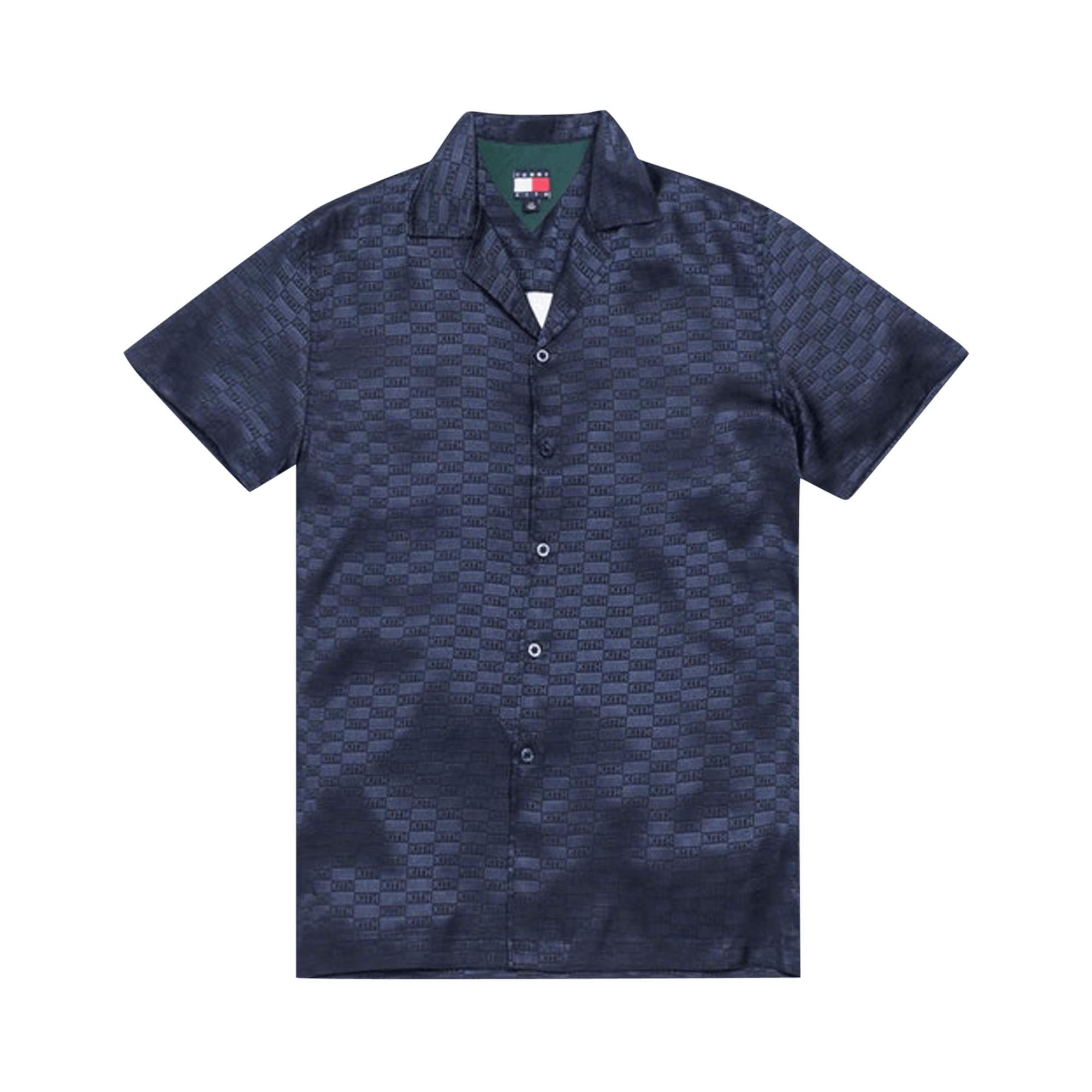 Kith x Tommy Hilfiger Satin Camp Shirt 'Navy'