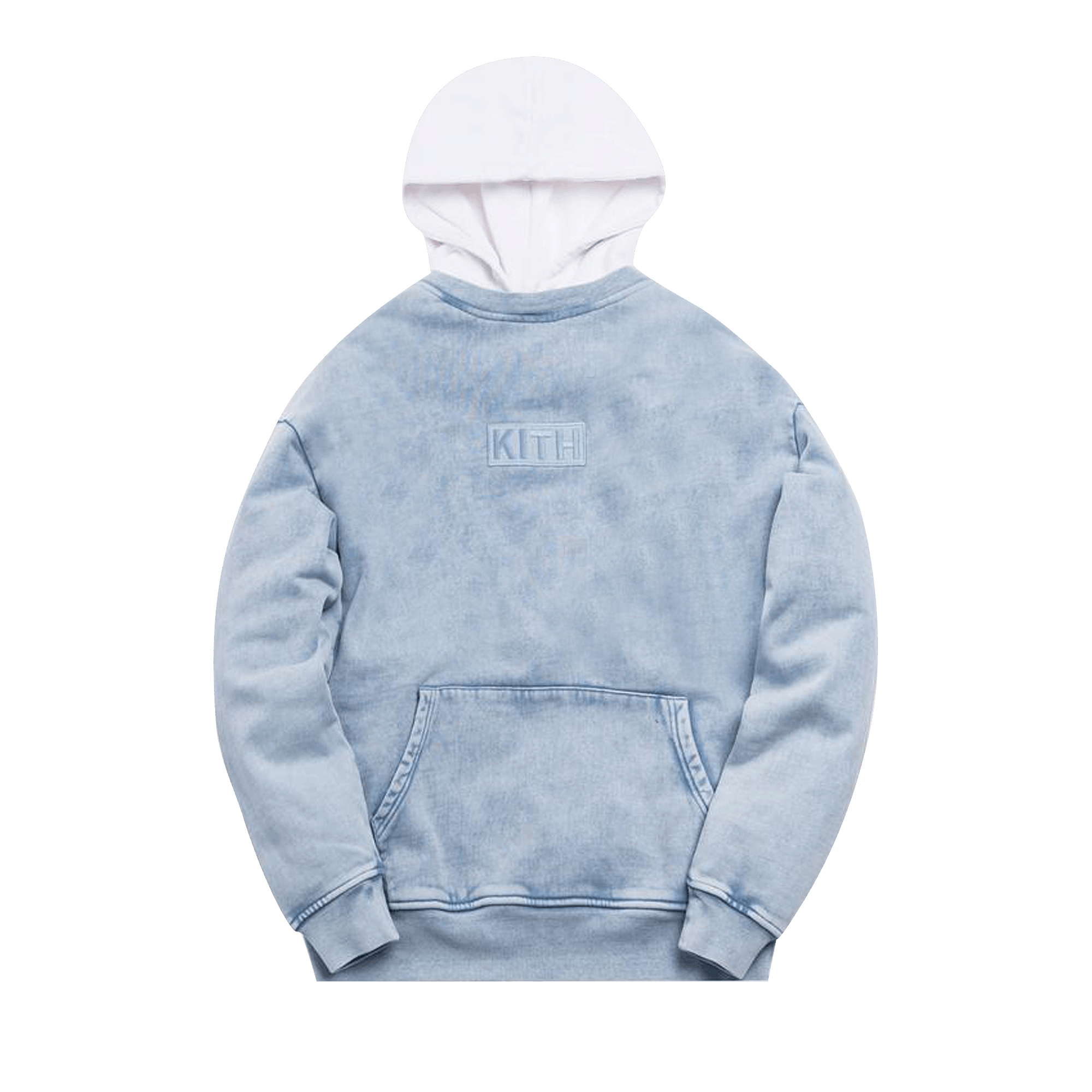 Kith Two Tone Indigo Hoodie 'Light Indigo'