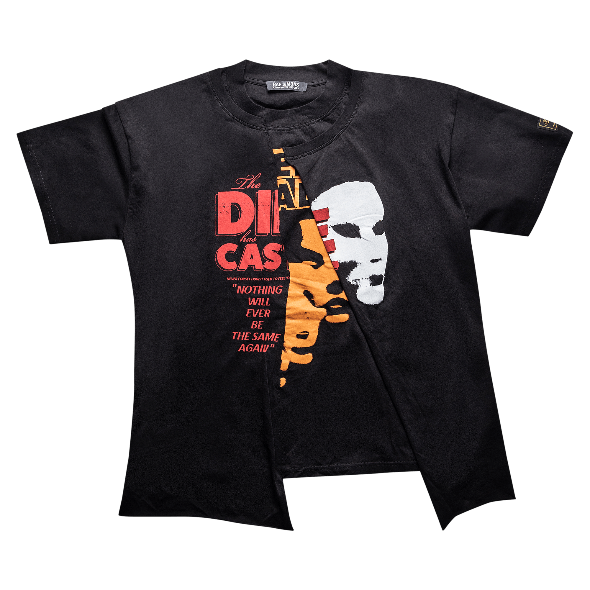Pre-owned Raf Simons Die Cast Double T-shirt 'black'