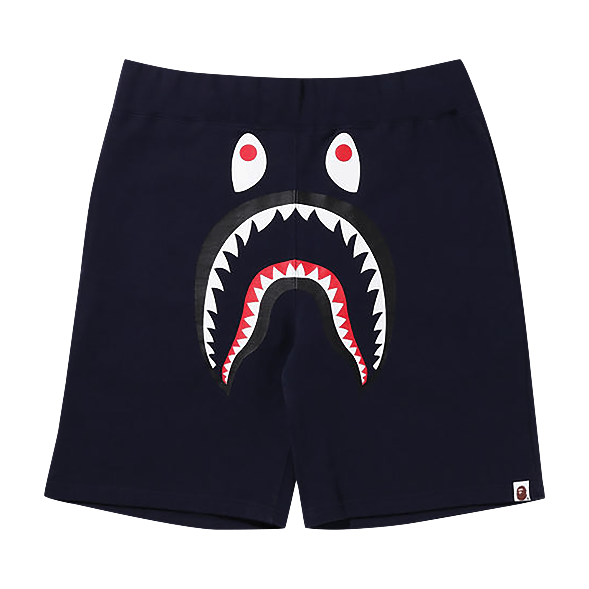 Pre-owned Bape Shark Sweat Shorts 'black'