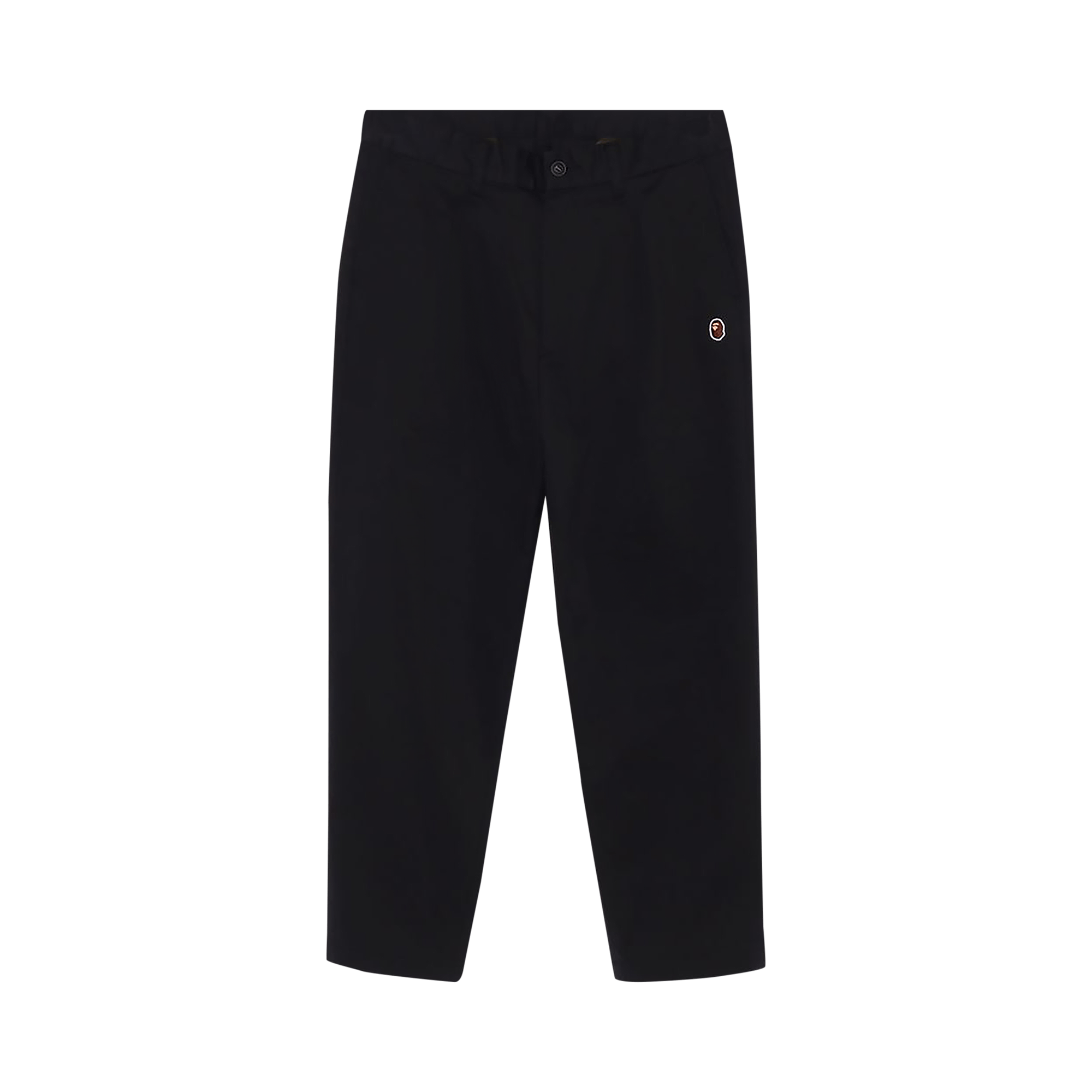 Pre-owned Bape One Point Relaxed Fit Chino Pants 'black'