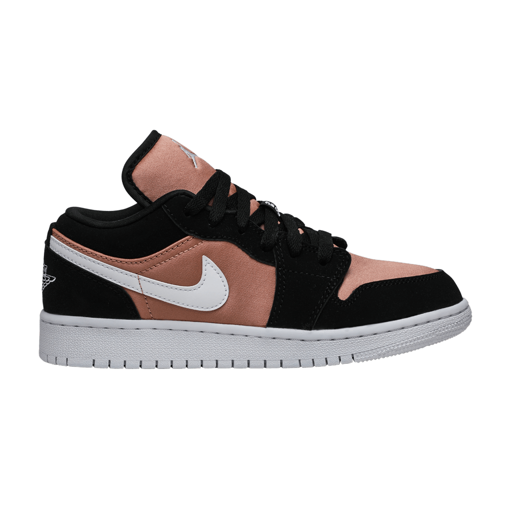 Pre-owned Air Jordan 1 Low Gs 'white Rose Gold'