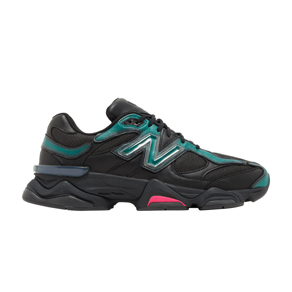 Pre-owned New Balance Mowalola X 9060 'burglarwear - Teal' In Black
